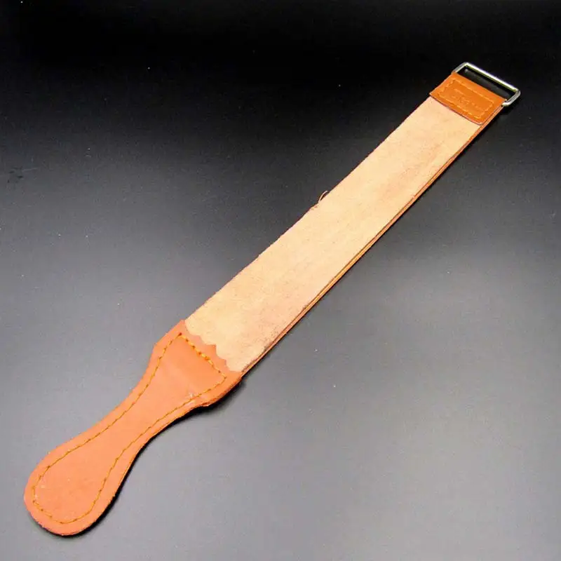Men Shaving Leather Strap Cowhide Straight Razor Cutter Sharpening