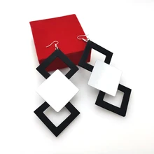 YD& YDBZ новые дизайнерские серьги ручной работы женские сережки с подвесками пара ювелирных изделий легкая и мягкая серьга черные резиновые большие аксессуары