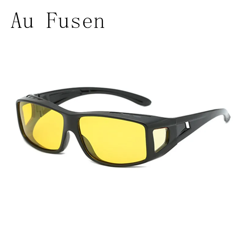 

New Mirror Set Sunglasses Men And Women Sports Day And Night Glasses Yellow Lenses Night Driving Polarized Sunglasses men