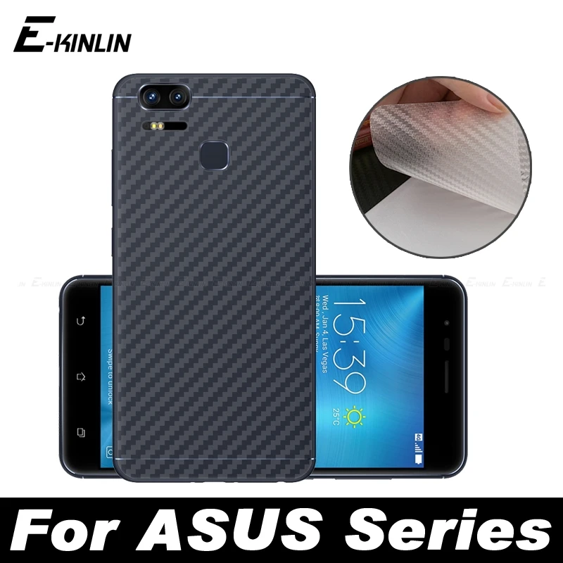 

3D Carbon Fiber Back Cover Screen Protector Protective Film For ASUS ZenFone 3 Zoom S ZE553KL ZE520KL ZE552KL Not Tempered Glass