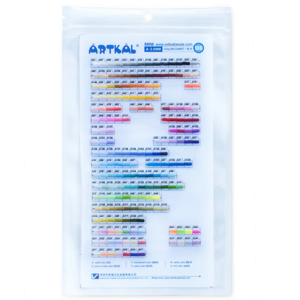 Artkal Beads Physical Color Chart - buy at the price of $6.99 in ...