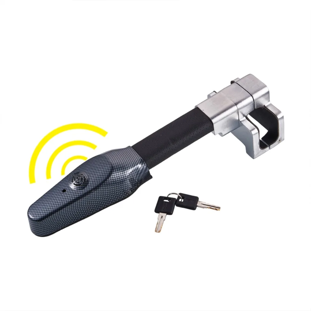 

Universal Steering Wheel Lock Universal Security Car Anti Theft Safety Alarm Lock Retractable Anti Theft Protection T-lock