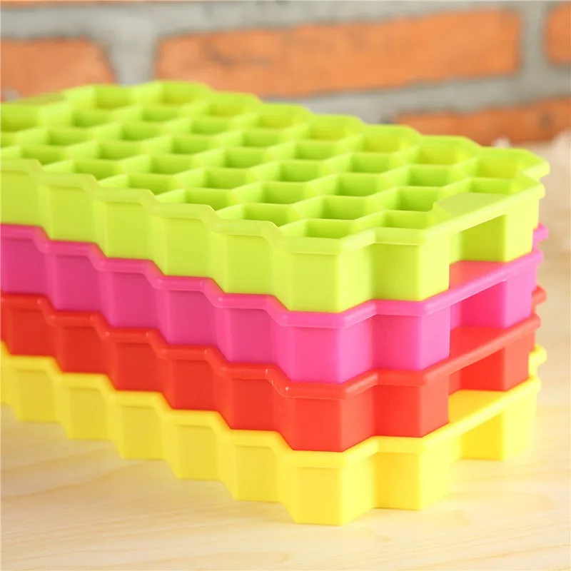 1pcs-Silicone-Honeycomb-Modeling-Cake-Chocolate-Mold-Ice-Tray-Cube-Lego-Bee-Honey-Ice-Maker-Mold (4)