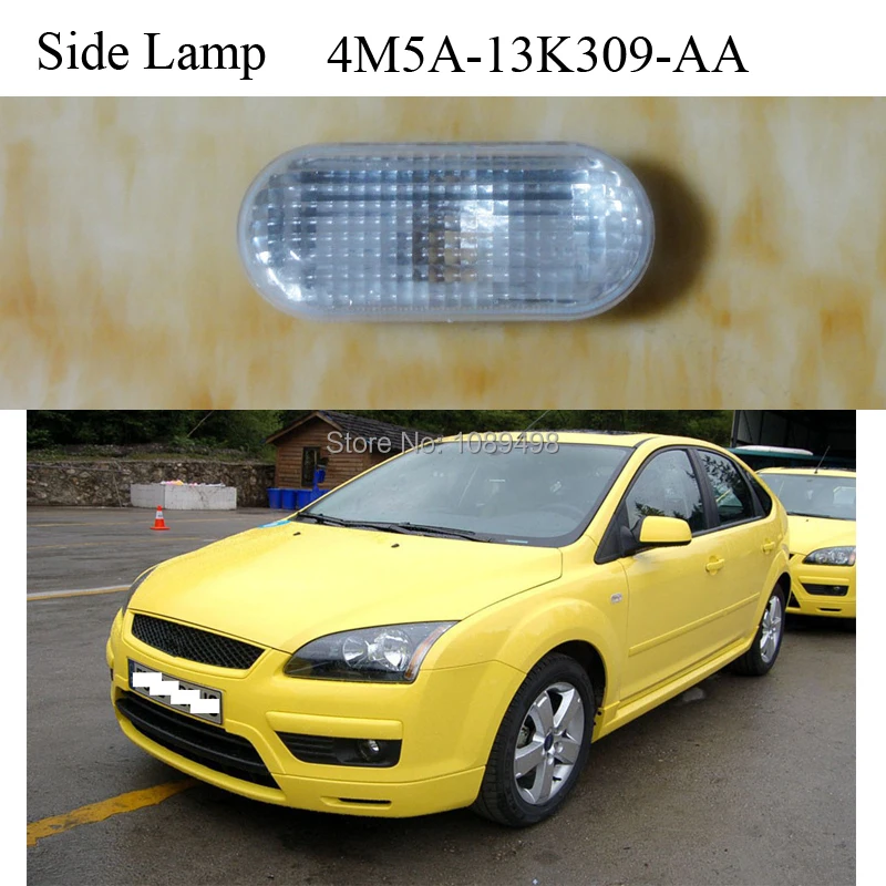 

1Piece Fender side marker lamp turning light without bulbs for Ford Focus 2 II 2005-2008