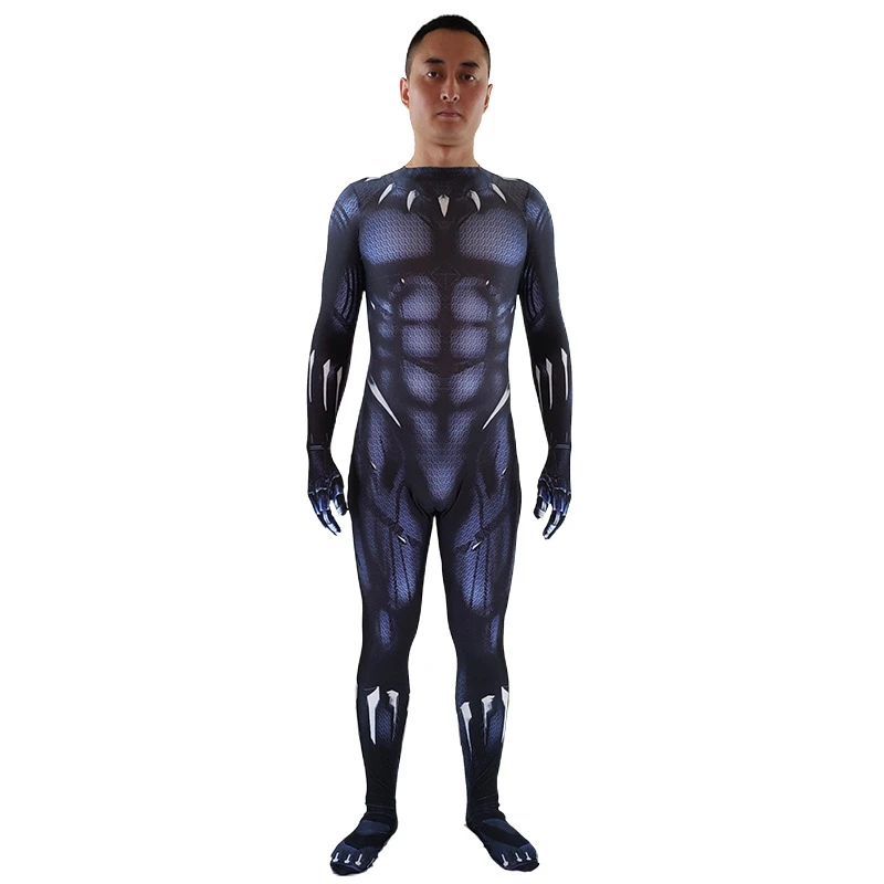 Child Role Playing Tights TheAvengers Black Panther Anime Costume Black leopard tights Kids Cosplay Anime Suit Halloween BOOCRE 