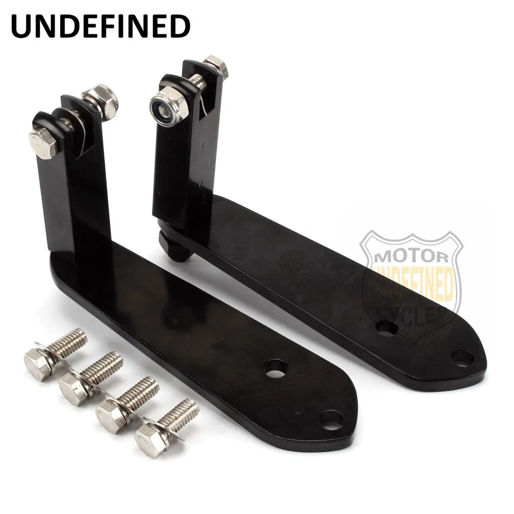 

UNDEFINED Motorcycle Highway Black Steel Foot Peg Mounting Brackets Kit For Harley Dyna 1995 1996 1997 1998-2013 2014 2015 2016