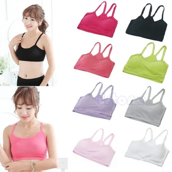 

Women Seamless Modal Stretch Strap Vest Bra Chest Wrap Crop Top Underwear