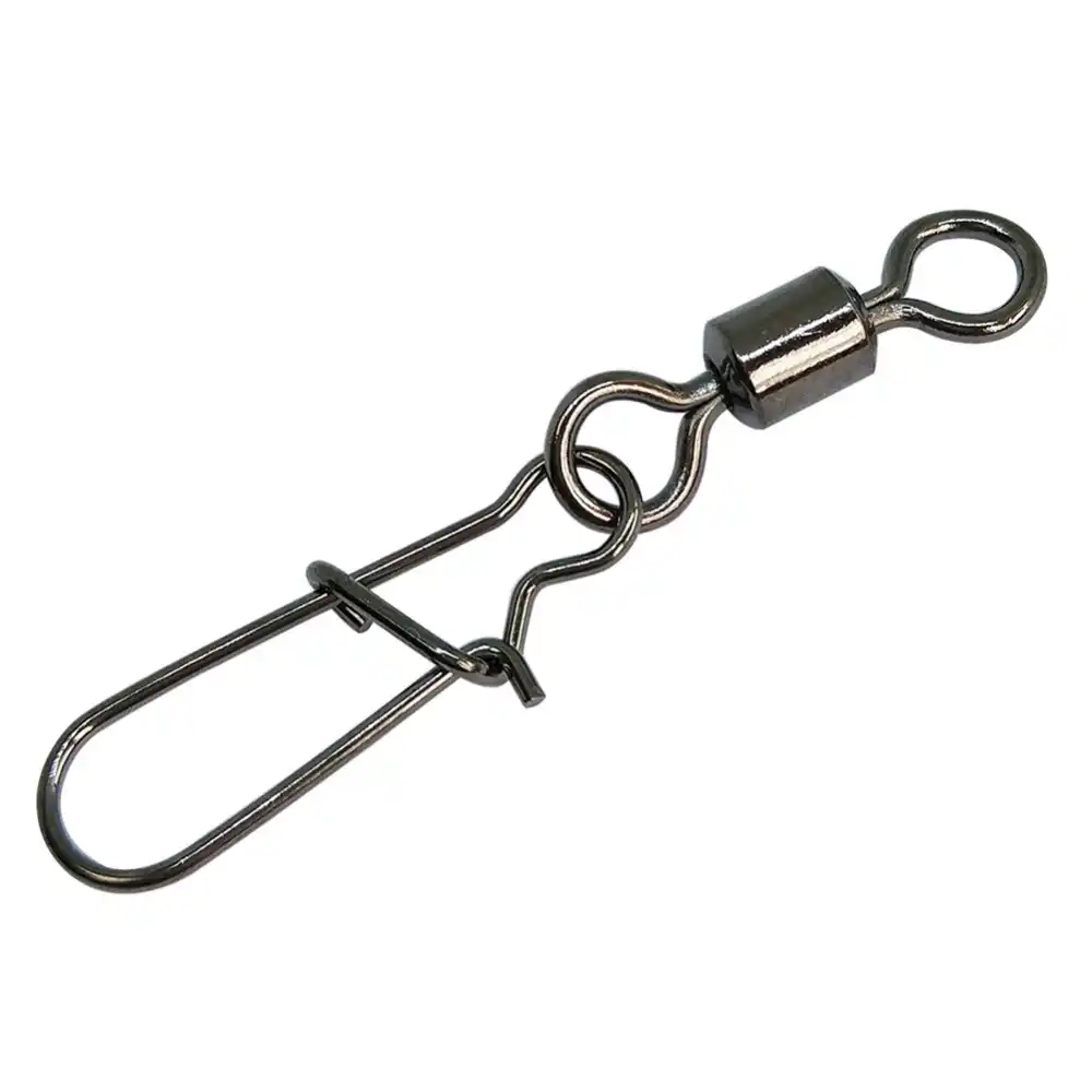 200pcs Stainless Rolling Swivel Nice Snap Lure Connector Fishing Swivels S/_fr
