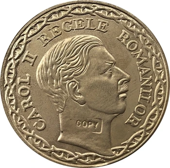 

1940 Romania 100 Lei Copy Gold coins 35mm