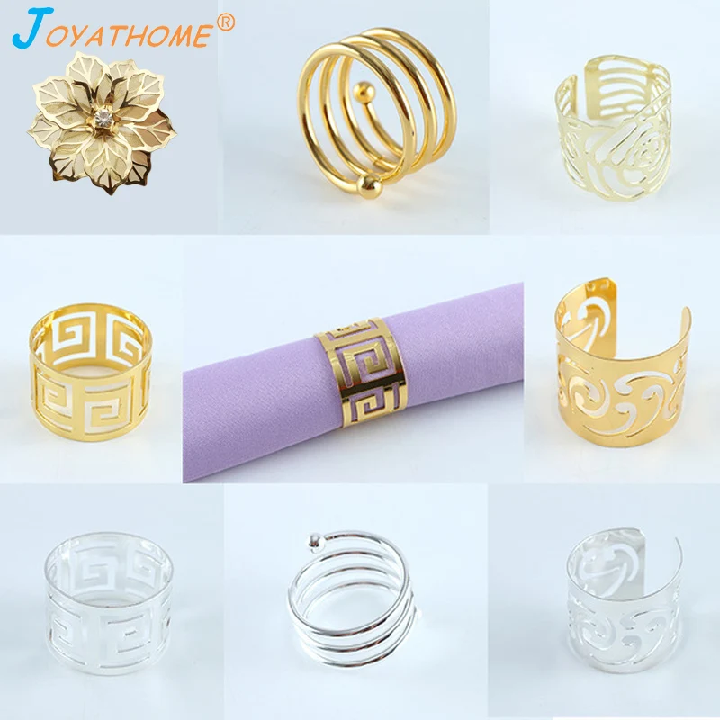 

Joyathome 12pcs Napkin Buckle Napkin Ring Serviette Rings Napkin Holder Dinner Towel Ring for Table Decoration Porta Sevilletas