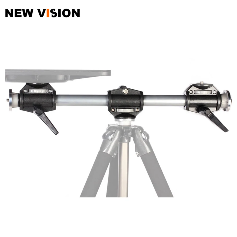 

Silver Black Tripod Cross Arm Mount Bracket Camera Computer