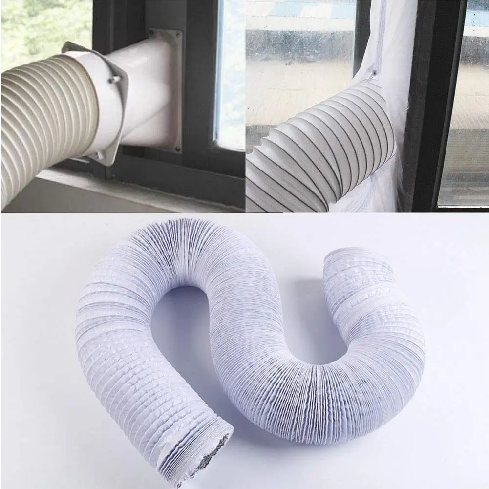 

Exhaust Duct Interface Hose ABS Connector Adapter for Air Conditioner Part LB88
