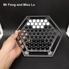 Пластиковые шахматы со стеклянным шаром шахматные кусочки интеллект мозговой ум специальные детские игрушки-головоломки подарок ребенку