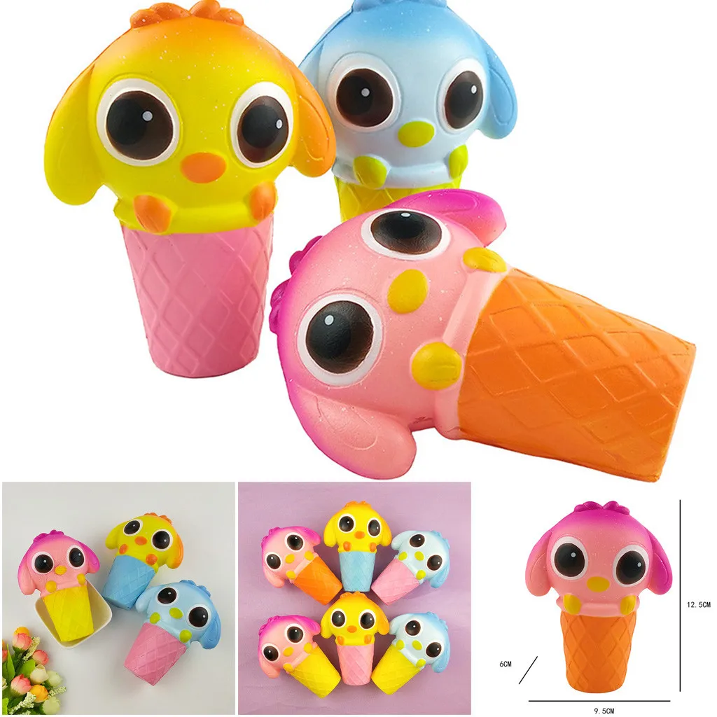 Рождественский снятие стресса Squishies игрушка Squishies очаровательны мультфильм животных замедлить рост крем Ароматические декомпрессии игрушки M1219