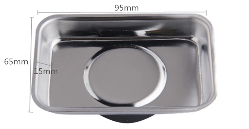 1 шт. магнитный лоток из нержавеющей стали круговой квадратный лоток для винтов для автомобильных деталей всасывающий коврик абсорбирующий инструмент для посуды