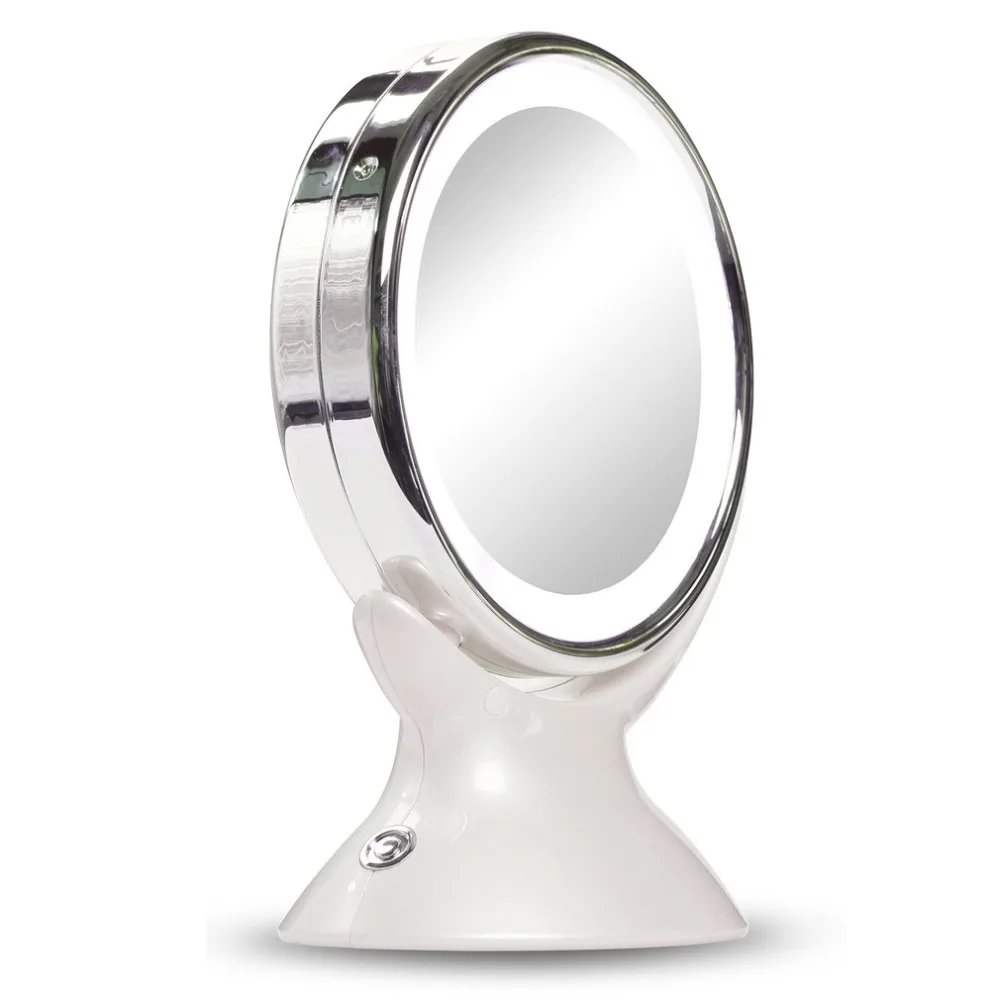 

Pro LED Cosmetic Mirror LED Lights Makeup Mirror 5X Magnifying Makeup Mirror 360-degree Rotating Mirror For Bathroom Bedroom
