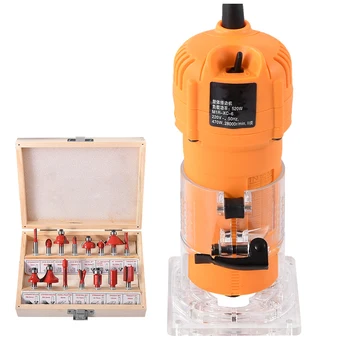 

Trimming Machine Woodworking Slotting Machine Multi-function Engraving Machine Woodworking Trimmer 220v 470W 2800r/min