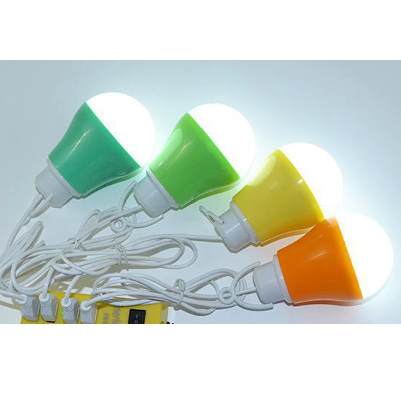 Тренд Горячая красочные ПВХ окружающей 5В 5 Вт лампочка USB светильник портативный светильник для пеших прогулок кемпинга путешествия
