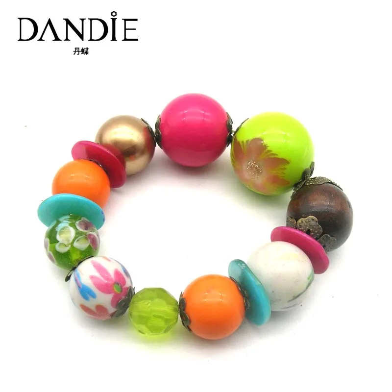 

Dandie Trendy Colour Acrylic Beads Bangle, For A Woman's Daily Wear