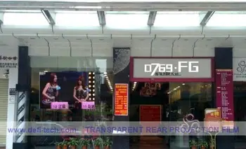 

DfLabs low price Holographic projection film,Rear transparent holographic screen is self-adhesive.