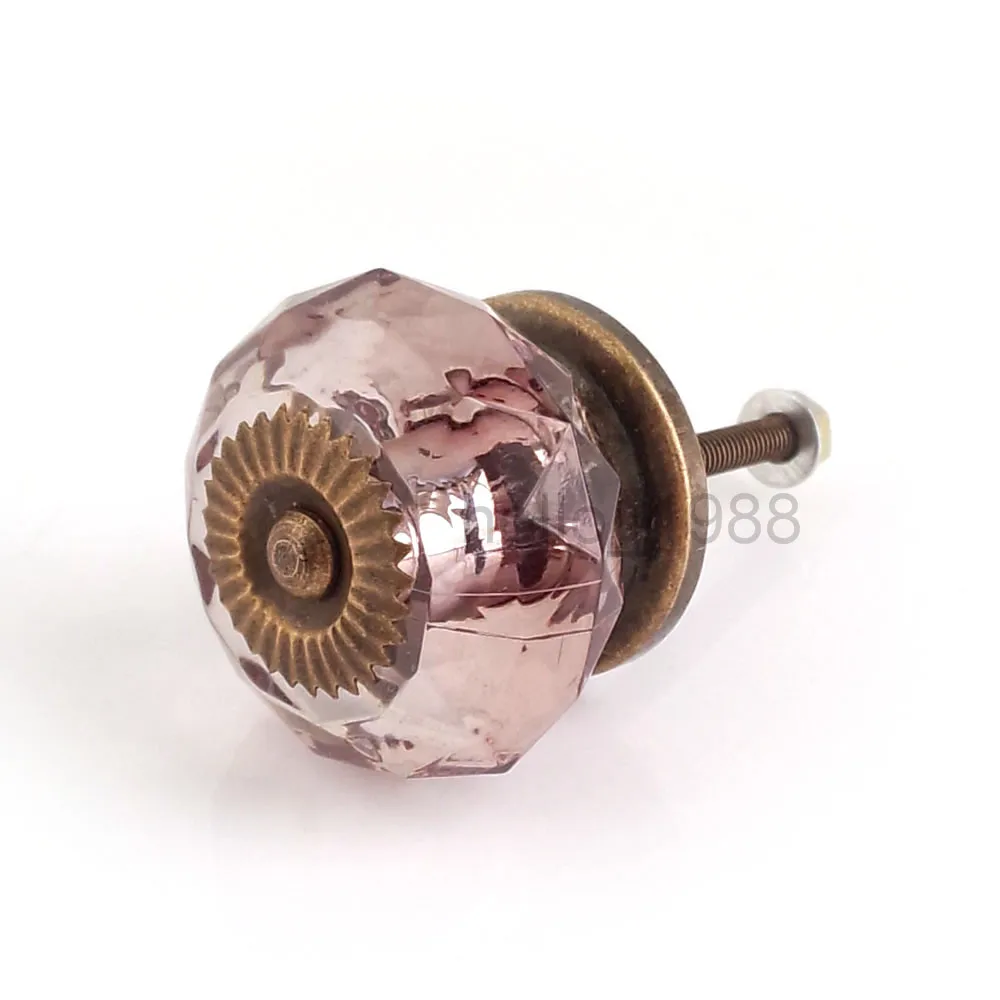 Coffee Color Acrylic Cute Knob Kitchen Cupboard Closet Drawer