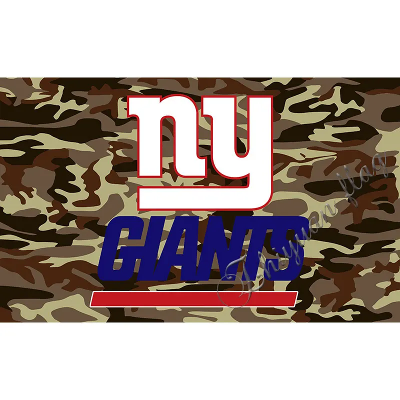 New York Giants Flag 3'x5'ft with Camouflage bannergiants flagnew