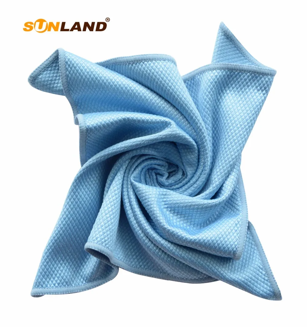 Microfiber Polishing Cleaning Towel Glass Stainless Steel Shine Cloth Window Windshield cloth