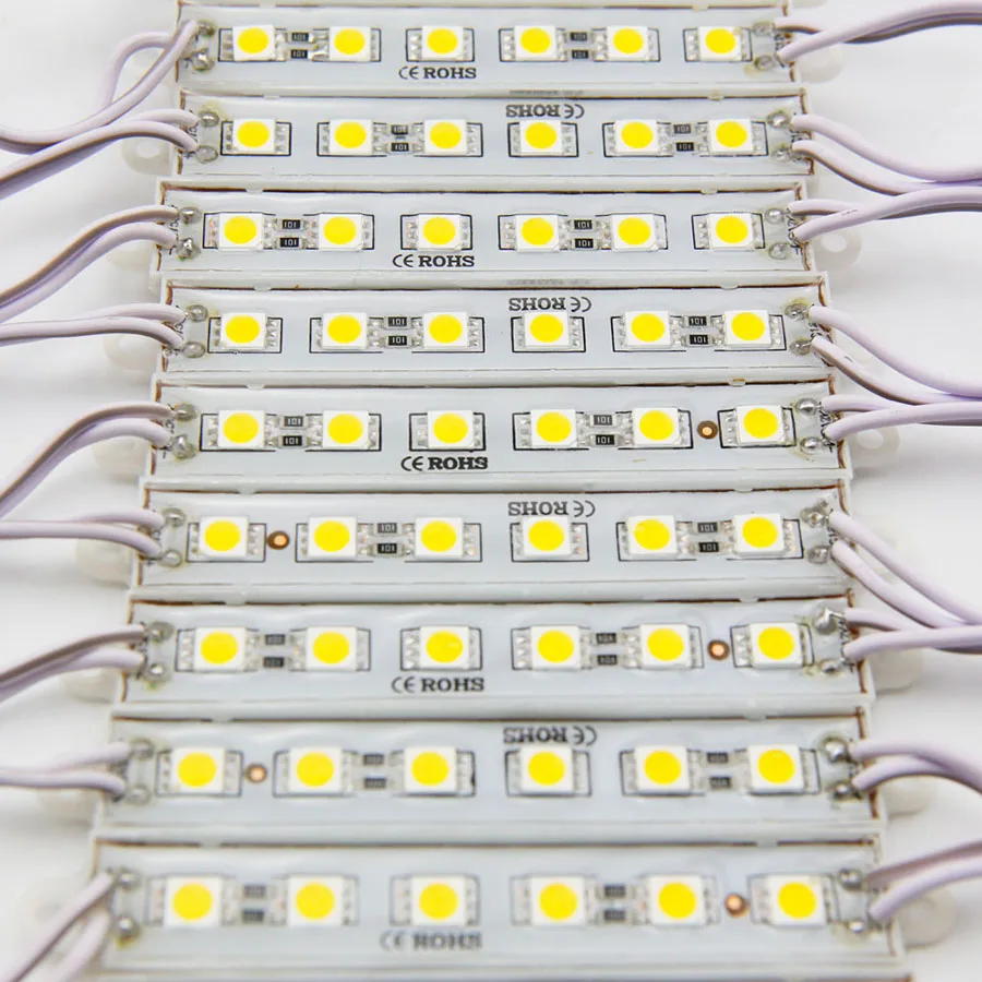 20 шт SMD 5054 светодиодный модуль светильник 6 s DC12V Водонепроницаемый рекламный