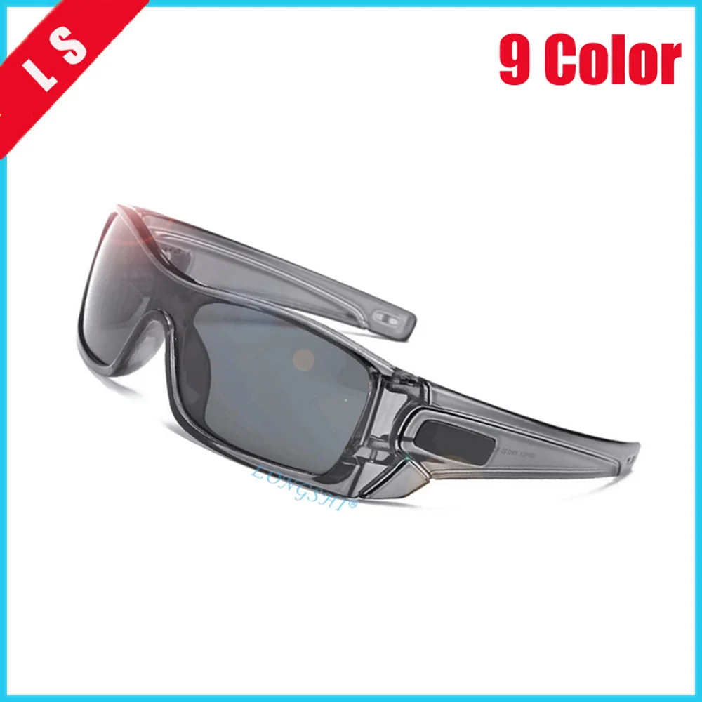 LONGSHI Men Polarized Sunglasses Aluminum Magnesium Sun Glasses Driving Glasses Rectangle Shades For Men Oculos masculino Male