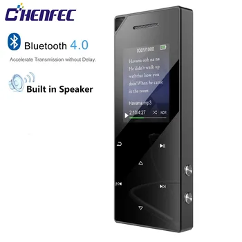 

Bluetooth 4.0 8GB MP3 Player with 1.8 Inch Colour Screen Touch Control Panel hifi Music Player with FM Radio, Recording,e-book