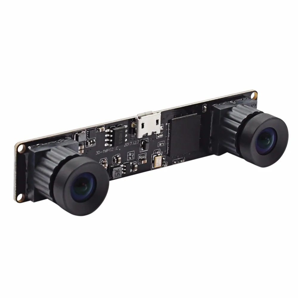 Синхронизированы 3D стерео VR Камера 960 P HD OTG UVC Plug and play USB 2,0 видео веб-камера Камера модуль с двойной без искажения объектива