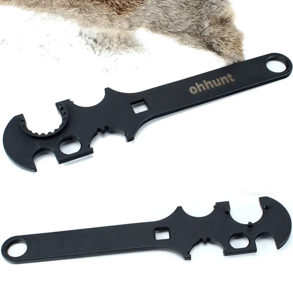 

Gunsmith Armorer's All In One Heavy Duty .223 5.56 Stock Combo Wrench Tool for AR15 M4 Rifle Hunting Trail Gun Accessories