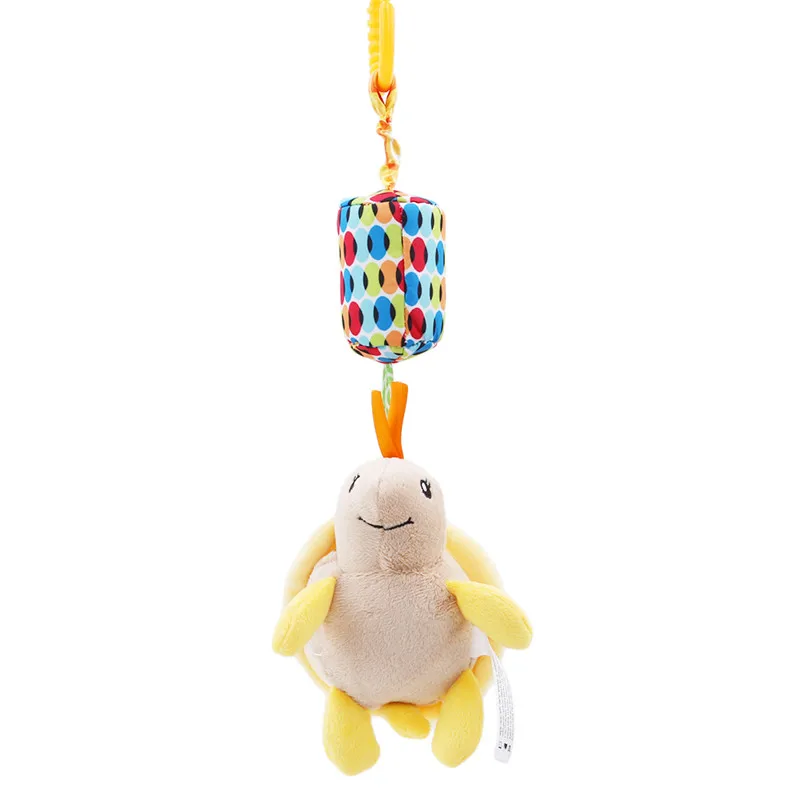 tortoise Детская кроватка Висячие колокольчики мультфильм детские игрушки для младенцев колокольчик Мобильный ребенок плюшевая детская игрушка кровать Держатель колокольчики Колокольчик для бубенцов игрушка - Цвет: tortoise