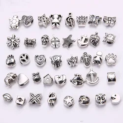 5-15pcs Random Mixed Alloy Charms Beads Fit Big Hole Charms Bracelet Handmade DIY for Jewelry Making Bracelet&Necklace Findings 5-15pcs Random Mixed Alloy Charms Beads Fit Big Hole Charms Bracelet Handmade DIY for Jewelry Making Bracelet&Necklace Findings