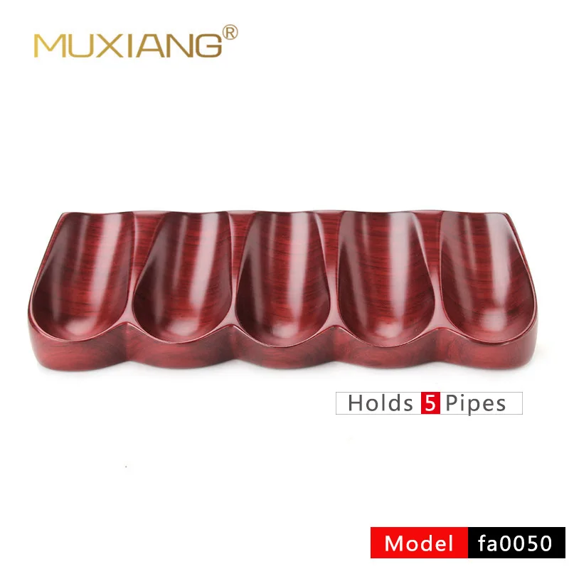 MUXIANG Pipe rack Tobacco Pipe holder stand 5 Pipe Racks Factory Direct