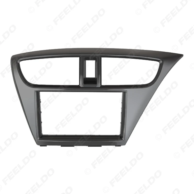 FEELDO 2Din автомобиль радио рамки панель для Honda Civic(европейский, RHD) компакт-дисков DVD стерео Панель крепление на приборную панель Установка отделка комплект#4959