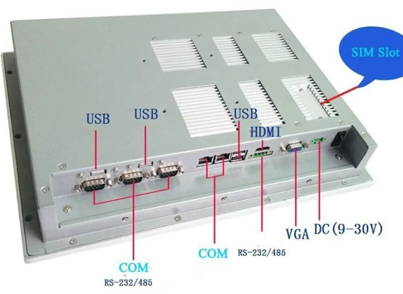 

Fanless design 12.1 inch MINI industrial panel pc with 5-wire touchscreen