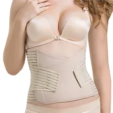 Pós-parto Recuperação Barriga Cinto Abdominal Respirável Shapewear Cintura/abdômen/3in1 pélvis Cinto Corset Corpo Shaper Corpo Magro