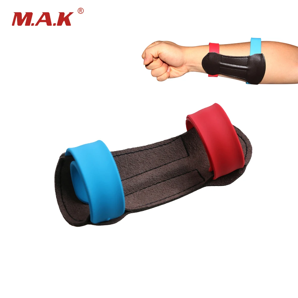 

High Quality Outdoor Archery Arm Guard Protection Safe Strap Soft Leather Protect Easy wear for Archery Hunting Shooting
