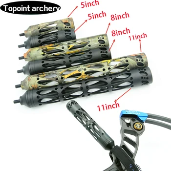 

5/8/11 Inch CNC Aluminum Bow Stabilizer Shock Absorber Shock for Archery Hunting Compound Bow Outdoor Shooting Accessories