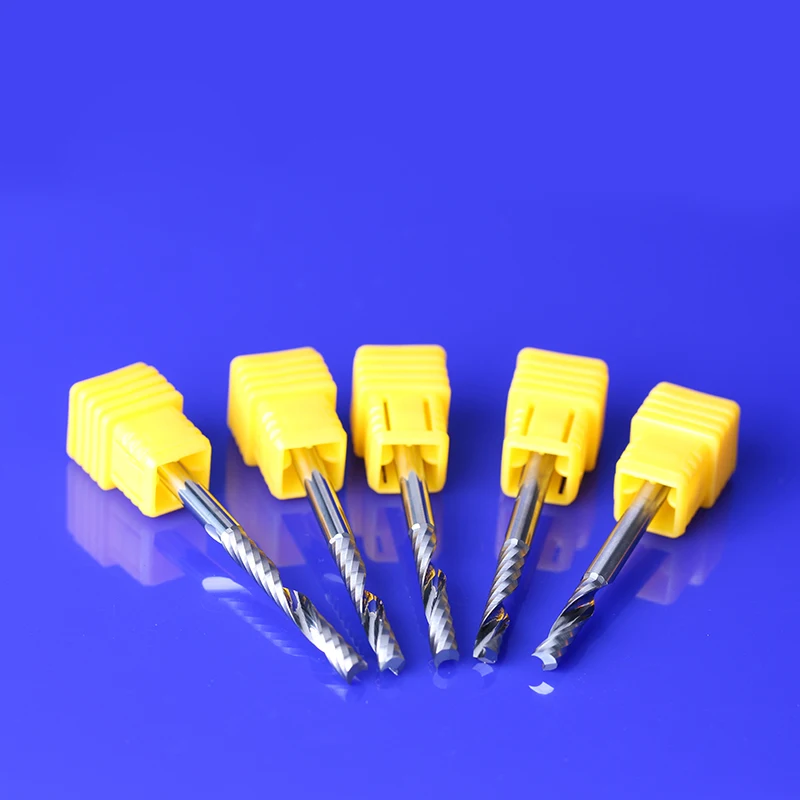 4 мм shaft 1PCS Class 3A 1 Флейта спиральная Концевая фреза фрезерный станок с ЧПУ