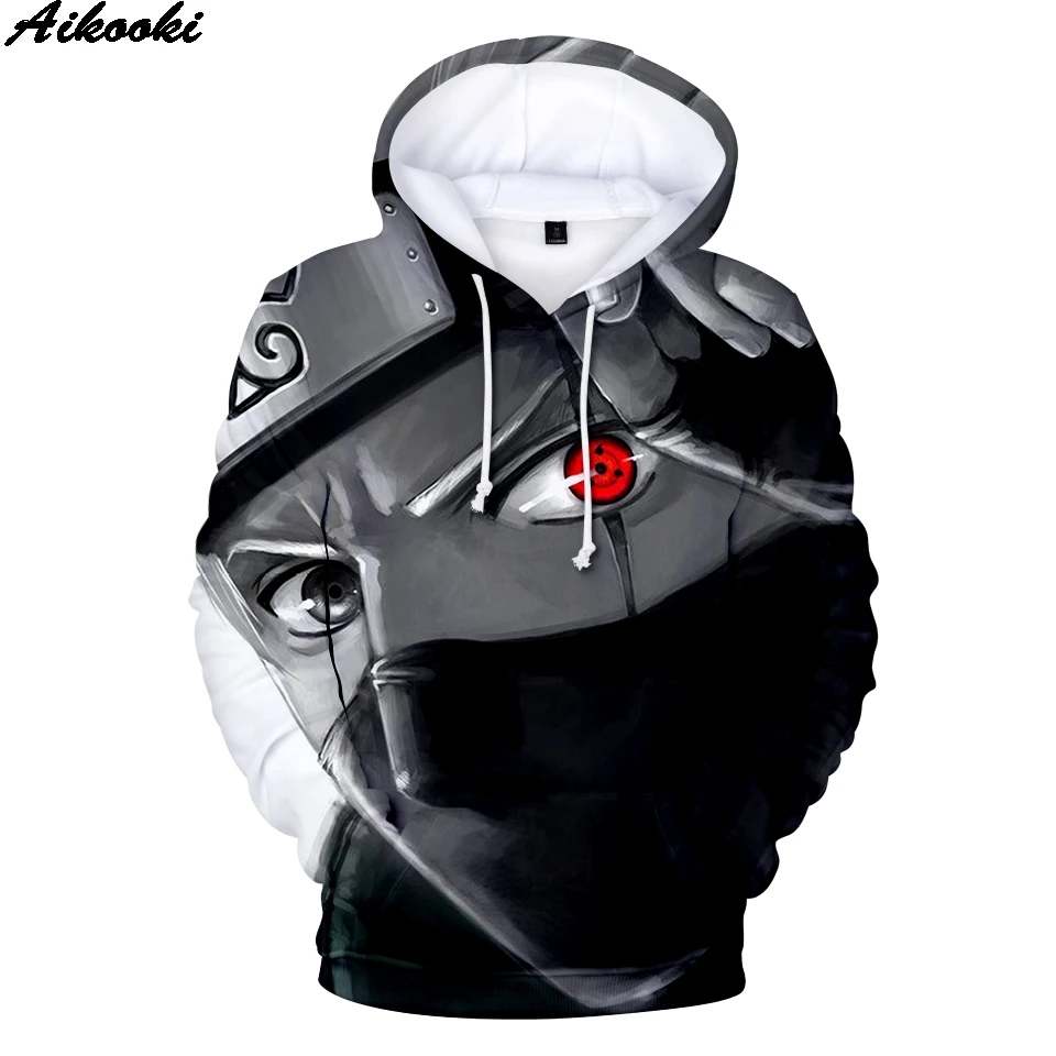  Aikooki Hot Anime Naruto Hoodies Men Women Winter pullovers 3D Hooded Oversized Sweatshirts Naruto 