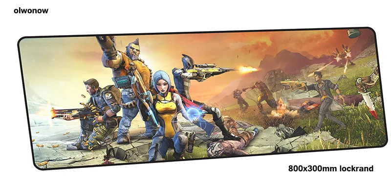 Borderlands коврик для мыши computador коврик для мыши 800x300x2 мм padmouse властная мышь коврик эргономичный гаджет офис настольные коврики
