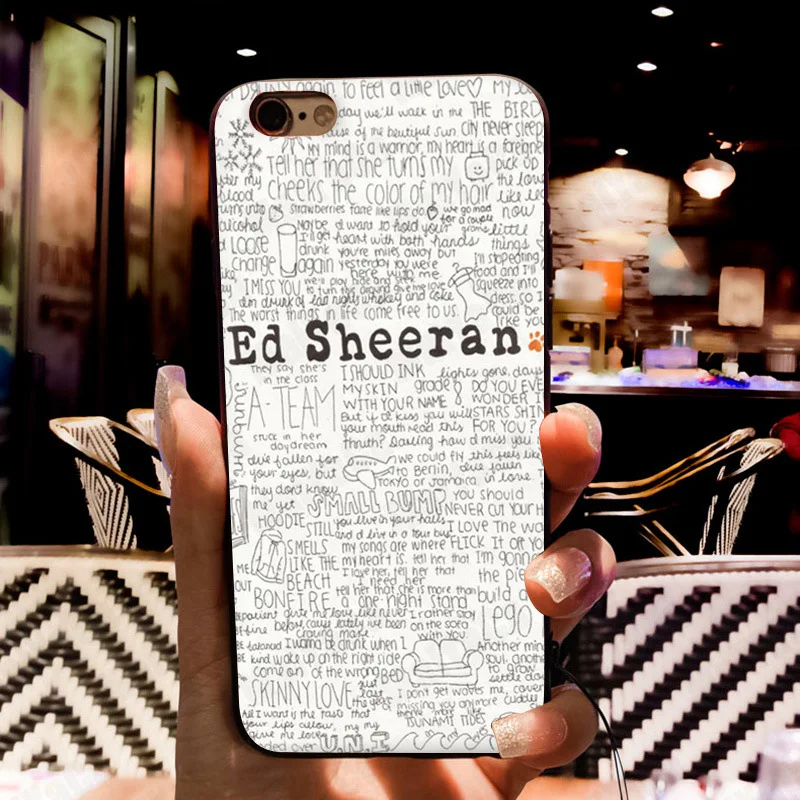 MaiYaCa Pop Singer Star Ed Sheeran Phone Accessories Case for Apple iPhone 8 7 6 6S Plus X 5 5S SE 5C Cellphones MaiYaCa Pop Singer Star Ed Sheeran Phone Accessories Case for Apple iPhone 8 7 6 6S Plus X 5 5S SE 5C Cellphones