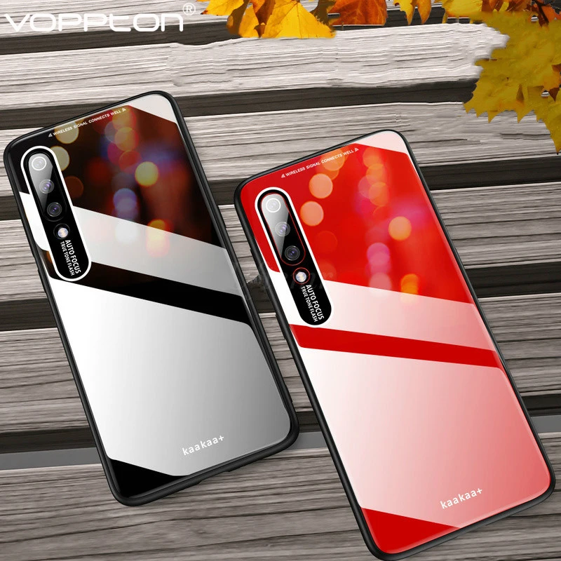 

Glossy Acrylic Case For Samsung Galaxy A50 A30 A70 A40 A60 A10 Phone Case Soft TPU Silicone Frame Hard PC Back Cover funda