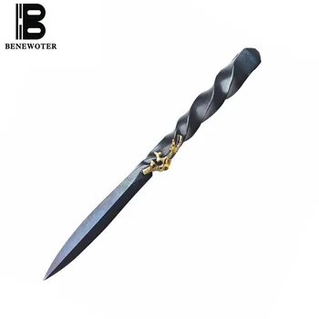 

Longquan Handmade Refining Pattern Metal Steel Tea Knife Tea Needles Chinese Kung Fu Tea Set Accessories Cut Pu Er Tea Cake Tool