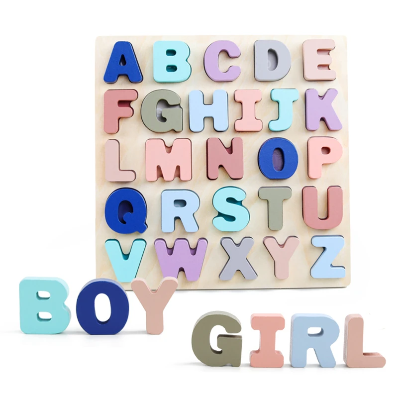 30-30CM-Baby-Kids-Puzzles-Wooden-Toys-Alphabet-Digital-Board-Wooden-Puzzles-Kids-Early-Learning-Educational (2) - 