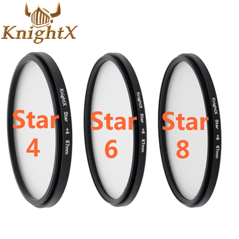 KnightX 52 мм 58 мм 67 MC UV CPL ND фильтр для Nikon canon 1200D D3100 D3200 D5200 d3300 100d d7100 D5100dslr аксессуары для камеры - Цвет: 3 Filter Set  C