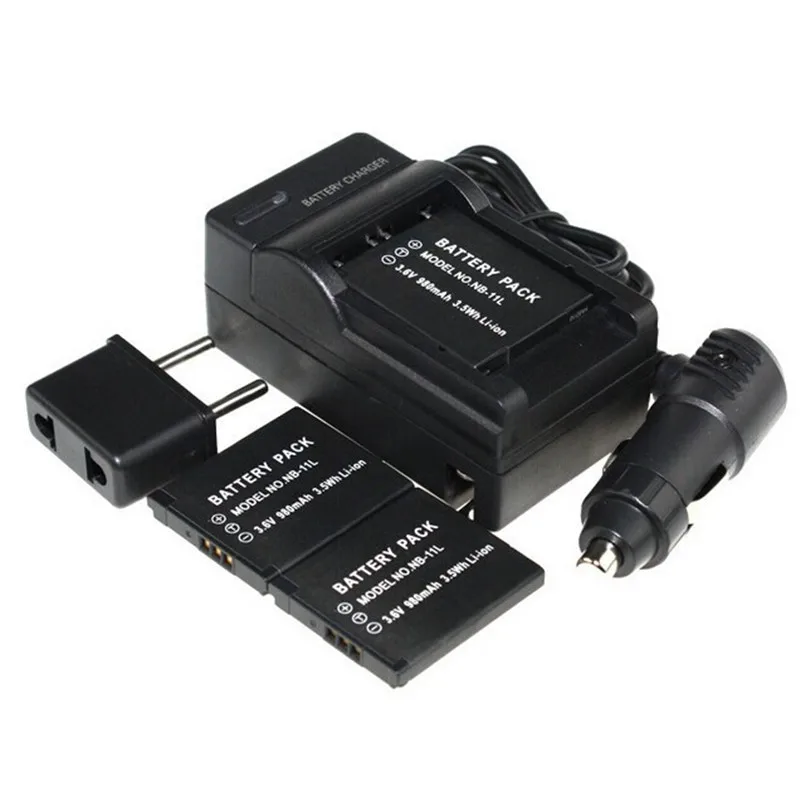 3pcs NB 11L NB11L NB 11L rechargeable Camera Battery+Car charger