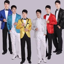 Мужской костюм с пайетками, сценический костюм, мужской костюм terno, MC Host, одежда певицы, костюмы и блейзер, куртка для шоу, верхняя одежда